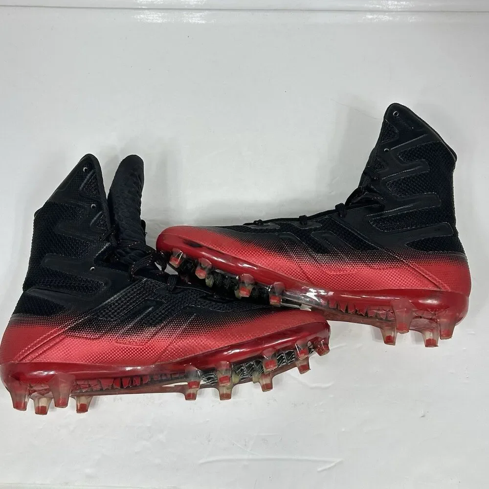 Under Armour Highlight MC Football Cleats Men's US Size 7 Black Red 3000177-008